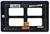 Матрица с тачскрином для Acer Iconia Tab B1-A71 черный с рамкой Б\У - фото 2, миниатюра