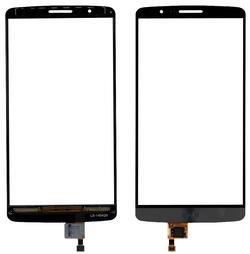Тачскрин (Сенсор) для смартфона LG G3 D855 черный с серым