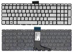 Клавиатура для ноутбука HP Envy X360 (15-W) Серебряный с подсветкой (Light), (Без фрейма) RU