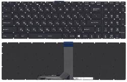 Клавиатура для ноутбука MSI (GT72) с подсветкой (Light), Черный, (Без фрейма) RU