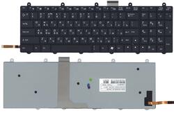 Клавиатура для ноутбука Clevo P170EM с подсветкой (Light), Черный, RU