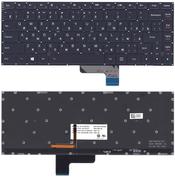 Клавиатура для ноутбука Lenovo IdeaPad (Yoga 2) с подсветкой (Light), Черный, (Без фрейма), RU
