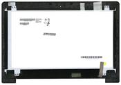 Матрица с тачскрином для ноутбука Asus S400 черный. Сняты с ноутбуков