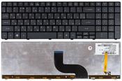 Клавиатура Acer Aspire (5236, 5242, 5250, 5410T, 5810T, 5820) с подсветкой (Light) Черный, RU