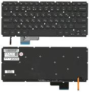 Клавиатура для ноутбука Dell XPS (14R) с подсветкой (Light), Черный, (Без фрейма) RU