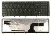 Клавиатура для ноутбука Asus K52, K53, G73, A52, G60 с подсветкой (Light), Черный, (Черный фрейм) RU Клавиатура для ноутбука Asus K52, K53, G73, A52, G60 с подсветкой (Light), Черный, (Черный фрейм) RU