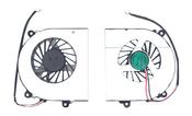 Кулер (ветилятор) для ноутбука Clevo W150, W350, W370, MSI Q2556, DNS 0164088, 0164800, DNS GAMER, iRu Patriot 702, Hasee K590S, K750S, Gigabyte Q2556N VER-1, 5В 0.4A 3pin ADDA