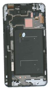 Матрица с тачскрином для Samsung Galaxy Note 3 SM-N9000 белый с рамкой