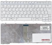 Клавиатура для ноутбука Toshiba Satellite U500, U505, U400, U405, A600, T130, T135, Portege M800, M900, Белый, Русский (вертикальный энтер)