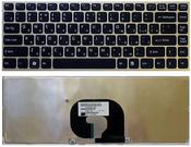 Клавиатура для ноутбука Sony Vaio (VPC-Y) Черный, (Серебряный фрейм) RU/EN