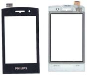 Тачскрин (Сенсор) для смартфона Philips Xenium W727 черный