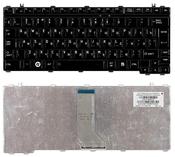 Клавиатура для ноутбука Toshiba Satellite (U500, U505, U400, U405, A600, T130, T135, Portege M800, M900) Черный, Glossy, Русский (вертикальный энтер)