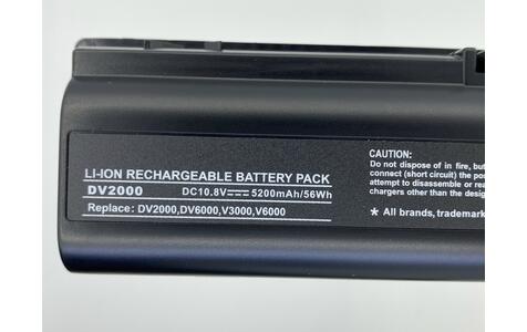 Батарея для ноутбука HP Compaq EV089AA Pavilion DV6000 10.8В Черный 5200мАч OEM