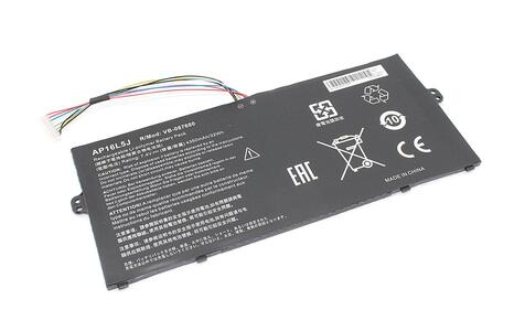 Акумуляторна батарея для ноутбука Acer AP16L5J SF514-52T 7.4В Черный 4350мАч OEM Акумуляторна батарея для ноутбука Acer AP16L5J SF514-52T 7.4В Черный 4350мАч OEM