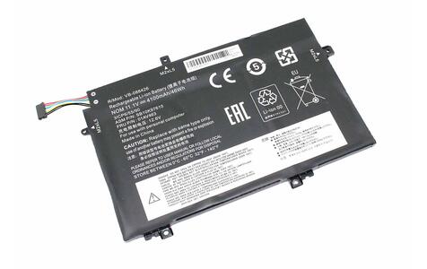 Батарея для ноутбука Lenovo L17M3P54 ThinkPad L480 11.1В Черный 4100мАч Батарея для ноутбука Lenovo L17M3P54 ThinkPad L480 11.1В Черный 4100мАч