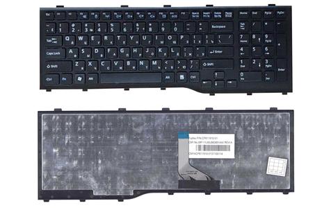 Клавіатура для ноутбука Fujitsu LifeBook (AH532, NH532) Black, (Черный фрейм), Русский (горизонтальний Enter) Клавіатура для ноутбука Fujitsu LifeBook (AH532, NH532) Black, (Черный фрейм), Русский (горизонтальний Enter)