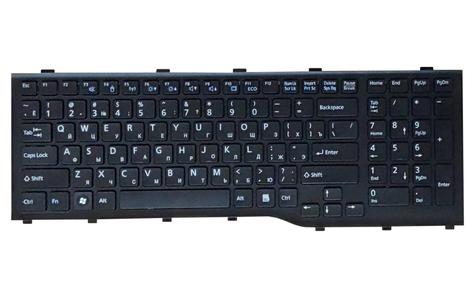 Клавіатура для ноутбука Fujitsu LifeBook (AH532, NH532) Black, (Черный фрейм), Русский (горизонтальний Enter) Клавіатура для ноутбука Fujitsu LifeBook (AH532, NH532) Black, (Черный фрейм), Русский (горизонтальний Enter) - фото 2