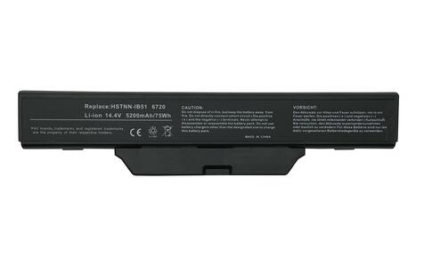 Акумуляторна батарея для ноутбука HP Compaq HSTNN-IB51 6720s 14.4В Черный 5200мАч OEM Акумуляторна батарея для ноутбука HP Compaq HSTNN-IB51 6720s 14.4В Черный 5200мАч OEM