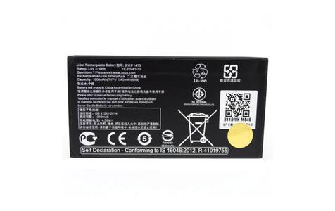 Аккумуляторная батарея для Asus B11P1415 ZenFone Go 4.5 3.8V Black 1600mAh 6.08Wh Аккумуляторная батарея для Asus B11P1415 ZenFone Go 4.5 3.8V Black 1600mAh 6.08Wh