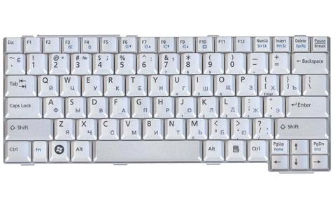 Клавіатура для ноутбука Fujitsu (E8110, T4210, S7110, S2110, S6230) Silver, RU Клавіатура для ноутбука Fujitsu (E8110, T4210, S7110, S2110, S6230) Silver, RU - фото 2