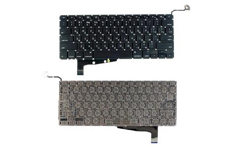 Клавіатура для ноутбука Apple MacBook Pro (A1286) (2011, 2012 року) з підсвіткою (Light), Black, (Без фрейма), без (SD), Русский (горизонтальний Enter) Клавіатура для ноутбука Apple MacBook Pro (A1286) (2011, 2012 року) з підсвіткою (Light), Black, (Без фрейма), без (SD), Русский (горизонтальний Enter)