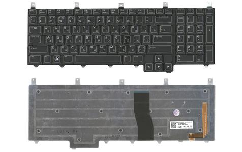Клавіатура для ноутбука Dell Alienware (M17X) з підсвіткою (Light), Black, RU/EN Клавіатура для ноутбука Dell Alienware (M17X) з підсвіткою (Light), Black, RU/EN