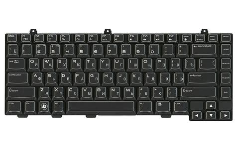 Клавіатура для ноутбука Dell Alienware (M14x R1, M14x R2) з підсвіткою (Light), Black, RU/EN Клавіатура для ноутбука Dell Alienware (M14x R1, M14x R2) з підсвіткою (Light), Black, RU/EN - фото 2