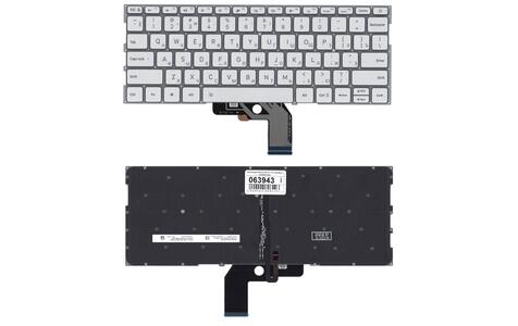 Клавіатура для ноутбука Xiaomi Mi Air (13.3) Серебряный з підсвіткою (Light), (Без фрейма) RU Клавіатура для ноутбука Xiaomi Mi Air (13.3) Серебряный з підсвіткою (Light), (Без фрейма) RU