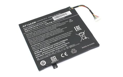 Акумуляторна батарея для ноутбука АКБ Acer AP14A8M Aspire SW5-011 3.7В Черный 5600мАч OEM Акумуляторна батарея для ноутбука АКБ Acer AP14A8M Aspire SW5-011 3.7В Черный 5600мАч OEM