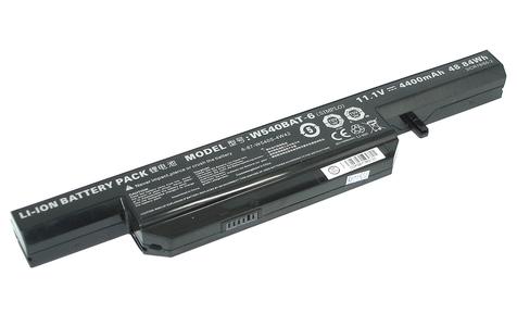 Акумуляторна батарея для ноутбука DNS W540BAT-6 Clevo W540 11.1В Черный 4400мАч Orig Акумуляторна батарея для ноутбука DNS W540BAT-6 Clevo W540 11.1В Черный 4400мАч Orig