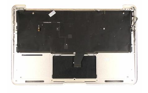 Клавіатура для ноутбука Apple MacBook Air (A1370) 2011+ Black, (Silver TopCase), Русский (горизонтальний Enter) Клавіатура для ноутбука Apple MacBook Air (A1370) 2011+ Black, (Silver TopCase), Русский (горизонтальний Enter) - фото 2