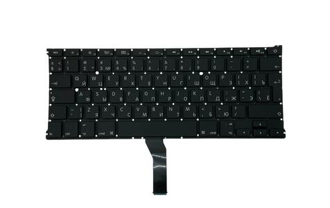 Клавиатура для ноутбука Apple MacBook Air 2011+ (A1369) с подсветкой (Light), Black, (Без фрейма), Русский (вертикальный энтер) Клавиатура для ноутбука Apple MacBook Air 2011+ (A1369) с подсветкой (Light), Black, (Без фрейма), Русский (вертикальный энтер)