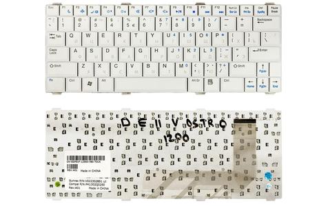 Клавиатура для ноутбука Dell Vostro (1220) White, RU Клавиатура для ноутбука Dell Vostro (1220) White, RU