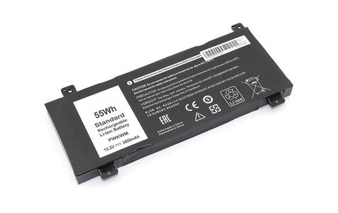 Акумуляторна батарея для ноутбука Dell 0M6WKR Inspiron 14 7466 15.2В Черный 3600мАч OEM Акумуляторна батарея для ноутбука Dell 0M6WKR Inspiron 14 7466 15.2В Черный 3600мАч OEM