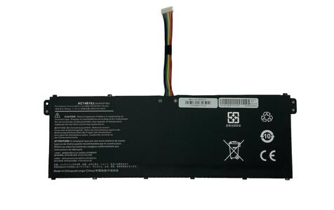 Акумуляторна батарея для ноутбука Acer AC14B18J-3S1P Aspire ES1-511 11.4В Черный 2600мАч Orig Акумуляторна батарея для ноутбука Acer AC14B18J-3S1P Aspire ES1-511 11.4В Черный 2600мАч Orig