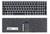 Клавиатура для ноутбука Lenovo IdeaPad U510, Z710 с подсветкой (Light), Черный, (Серебряный фрейм), RU