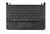 Клавиатура для ноутбука Samsung (NC110) Черный, (Черный TopCase), RU