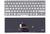 Клавиатура для ноутбука Sony (SVF14N FIT, SVF14, SVF14a) с подсветкой (Light), Серебряный, (Без фрейма) RU
