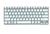 Клавиатура для ноутбука Sony (SVE14A) Белый, (Без фрейма) Русский Белая с голубым - фото 2, миниатюра