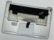 Клавіатура для ноутбука Apple MacBook Air (A1369) 2010+ Black, (Silver TopCase), Російська (горизонтальний ентер)