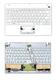 Клавиатура для ноутбука Asus Vivobook X102 Белый, (С фреймом) RU