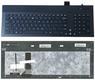 Клавиатура для ноутбука Asus (G74) с подсветкой (Light), Черный, (Черный фрейм) Русский (горизонтальный энтер)