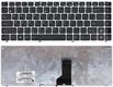 Клавиатура для ноутбука Asus (UL30, K42, K43, X42) Черный, (Серебряный фрейм) RU
