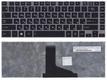 Клавиатура для ноутбука Toshiba Satellite (C840, C840D, C845, C845D, L800, L830, L835, L840, L840D, L845, L845D, M840, M845, P840, P840T, P845, P845T) Черный, (Серый фрейм) RU