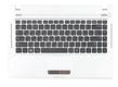Клавиатура для ноутбука Samsung (Q330) Черный, (Белый TopCase), RU