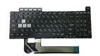 Клавиатура для ноутбука Asus FA506, FX506 Series Black, (Без фрейма), с цветной подсветкой, RU