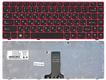 Клавиатура для ноутбука Lenovo IdeaPad (Z470, G470Ah, G470GH, Z370) Черный, (Красный фрейм), RU