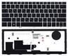 Клавиатура для ноутбука HP EliteBook Revolve (810 G1) с подсветкой (Light), с указателем (Point Stick), Черный, (Серебряный фрейм) RU