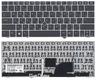 Клавиатура для ноутбука HP Elitebook (2170P) с указателем (Point Stick), Черный, (Серый фрейм) RU