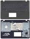 Клавиатура для ноутбука Asus (X751) Черный, (Серебряный TopCase), RU